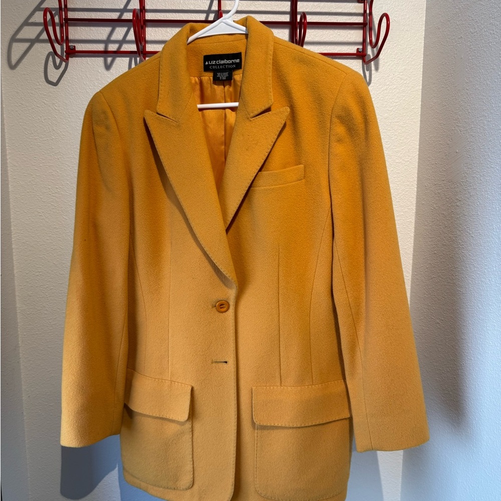 Liz Claiborne Women's Yellow Blazer